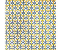 Klebefolie Charleston Motiv, Dekofolie, Möbelfolie, Tapeten, selbstklebende Folie, PVC, ohne Phthalate, bunt, 160µm (Stärke: 0,16 mm), Venilia 54920