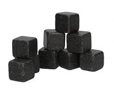 Creative Tops Earlstree & Co Whiskey-Steine aus Granit im Geschenkset in Aufbewahrungsbox aus Holz (9er-Set)