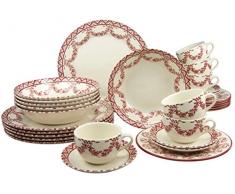 Creatable Kombiservice 30 teilig, Porzellan, Mehrfarbig