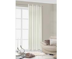 Eurofirany ZAS/GABI/K Vorhang Gabi, glatt mit Ãsen, 140 x 250 cm, cremig