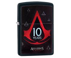 Zippo 218 Assassins Creed Feuerzeug, Messing, Schwarz, One Size