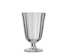 Côté Table Seite Tisch 12028 Ana Cotes Wasserglas mit Fuß Silber 25 cl 8 x 8 x 13 cm