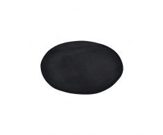Douceur d Interieur Vitamin Badteppiche Polyester, schwarz, d60cm
