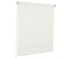 ROLLMAXXX Standard-Rollo Lichtdurchlässig Seitenzug Kettenzugrollo Tageslicht Sichtschutz (80 x 190 cm, Weiß)