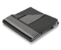 biederlack Metropolitan Decke, Baumwollmischung, Grau, Doppelbett, 200 x 150 cm