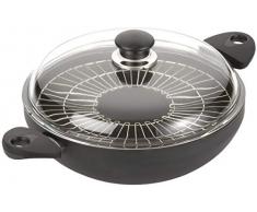 BALLARINI ATSP18 28 Wok mit 2 Griffen und Glasdeckel 28