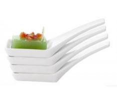 ASA 51307/017 Apero Löffel 4 Stück Porzellan