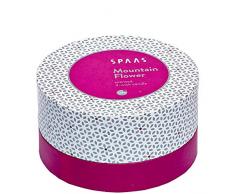 Spaas Duftkerze mit 3 Dochten, Glas, Paraffinwachs weiß, D144 mm x H81 mm