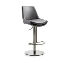 Mayer Bar-und Tresenhocker, Edelstahl, grau, One Size