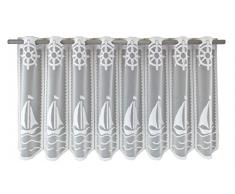 Anna Cortina Boot Gardine, Stoff, weiß, 45 x 250 cm