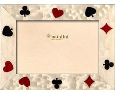 Natalini Fortuna 10X15 Bilderrahmen mit Unterstützung für Tisch, Tulipwood, Weiß, 10 X 15 X 1,5