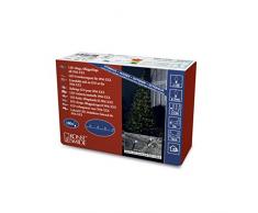 Konstsmide 3957-207 Micro LED Kompakt System Erweiterung: Lichterkette / für Außen (IP44) / 100 kalt weiße Dioden / schwarzes Softkabel