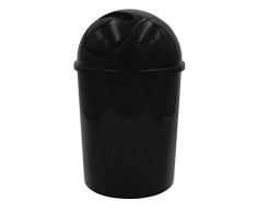 RIDDER 2011610 Abfalleimer mit Schwingdeckel Eco schwarz