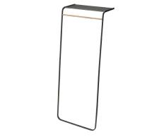 YAMAZAKII Tower Standgarderobe, Stahl, Schwarz, One Size