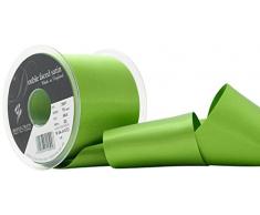 Berisfords Doppelseitiges Satinband, 70 mm x 20 m, Wiesengrün
