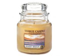 Yankee Candle Sunset Breeze Duftkerze, Glas, orange, 13.8 x 9.5 x 13.8 cm