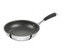 CORNELIA POLETTO BY ZWILLING Bratpfanne, 28 cm, mit 4-lagiger Antihaftbeschichtung mit Diamantpartikeln, 18/10 Edelstahl, für alle Herdarten inkl. Induktion