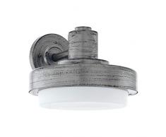 EGLO TOLLERA Außen Wandleuchte Stahl verzinkt 60 W, silber-antik