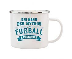 History & Heraldry 03208000014 Kaffeebecher, Emaille, Mehrfarbig, 12.5 x 9.7 x 8.6 cm