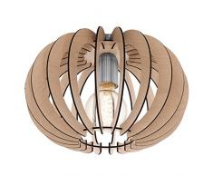 EGLO Hängeleuchte, Nickel-Matt, Weiß, Kupfer