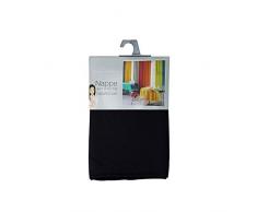 Douceur dIntérieur - 1720379, Tischdecke Rechteckige, 140 X 300 cm, Essentiel, Polyester Unifarben, Schwarz