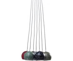 Kare 34747 Hängeleuchte Calotta Antico, 7-er set, Stahl, bunt