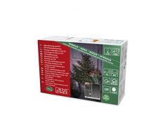 Konstsmide, 6367-820, LED Baummantel mit Ring Ã 11, mit Globes, 5 StrÃ¤nge Ã 30 Dioden , vormontiert, 150 bernsteinfarbene Dioden, 30V_Innentrafo, grÃ¼nes Kabel