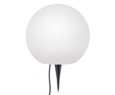 Trio Leuchten WiZ LED Außenleuchte Nector 551754001, 8.5 Watt RGBW LED mit 16 Mio. Farben + 64.000 Weißtöne + 18 Licht-Szenen, Steuerung über App + Sprachsteuerung + Fernbedienung + Wandschalter