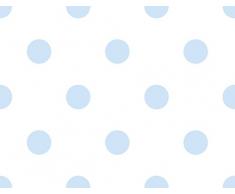 Rasch Textil Papiertapete Tapete - Kollektion Bimbaloo 2- 330174 Punkte Weiß Blau