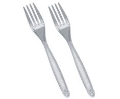 Papstar 16459 Gabeln 1-Karton 30 x 20 Stück, PS Invitation 18 cm glasklar, extra stabil