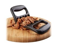 Relaxdays Fleischkrallen 2er Set, Pulled Pork Krallen, Meat Claws fÃ¼r BBQ, Fleischgabeln im BÃ¤renkrallen-Look, schwarz