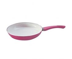 MSV Bratpfanne mit Keramikbeschichtung Ø 20cm aus Aluminium in rosa, 20 cm