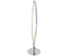 Näve Leuchten LED Tischleuchte Diamond, Metall, 12 W, chrom, 60 x 16 x 60 cm