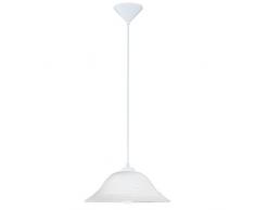 EGLO ALBANY Hängeleuchte, Kunststoff, E27, 60 W, weiss