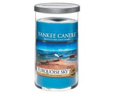 Yankee Candle „Turquoise Sky“ Stumpenkerze, blau, mittel