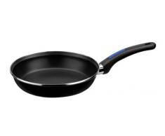 Monix Duna Bratpfanne aus emailliertem Stahl, mit Teflon Classic Antihaftbeschichtung, 26 cm, Schwarz