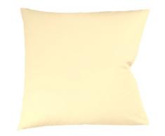 Fleuresse Colours Kissenbezug, Mako Satin, Vanille, 80 x 80 cm