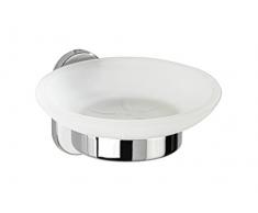 Wenko 22282100 Power-Loc Seifenablage Puerto Rico - Seifenschale, Befestigen ohne bohren, Zinkdruckguss, 11 x 7 x 12 cm, Chrom