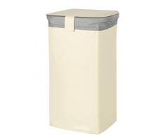 Spirella Wäschekorb Wäschesammler Wäschesack Classic XXL mit herausnehmbarem Wäschesack - 75 Liter - Weiß