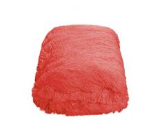 CaliTime Überwurf für Couch, Sofa, Bett, superweich, elegant, kuschelig, warm, Kunstfell, einfarbig, 152 x 203 cm Throw 60 X 80 Inches Living Coral