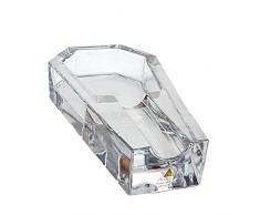 OertelCrystal Zigarrenascher Denver Aschenbecher, Glas, Transparent 16 x 8.5 x 3.1 cm