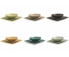 Villa d‘Este Home Tivoli Zen Tafelservice, Mehrfarbig, 18-teilig