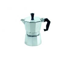 Krüger Karl Espressokocher Alu eckig 12 T, Aluminium, Silber, 12 x 12 x 20 cm