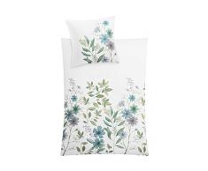 Kleine Wolke Textilgesellschaft Botanica Bettwäsche, Baumwolle, Multicolor, 1-135x200 /1-80x 80