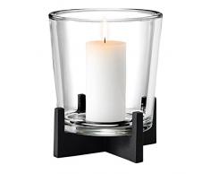 Blomus Nero Windlicht, Metall, schwarz, H 23 cm, B, T 19 cm