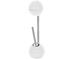 Spirella WC Bürste Rollenhalter Freestyler WC Garnitur 19,5x70cm Weiß