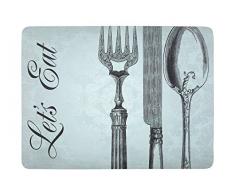 Premier Housewares Lvassen Sie Uns Easen Kork Tischsets, 4er Set