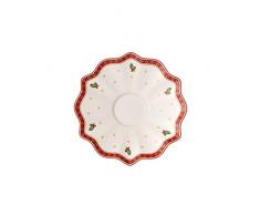 Villeroy & Boch Toys Delight Untertasse, 16,5 cm, Premium Porzellan, Weiß/Rot