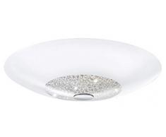 EGLO ELLERA Deckenleuchte, Stahl, E27, 60 W, weiss, chrom