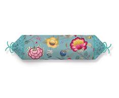 PiP Studio PiP Bettwäsche Floral Fantasy blue Nackenrolle XL gefüllt 22x70 cm